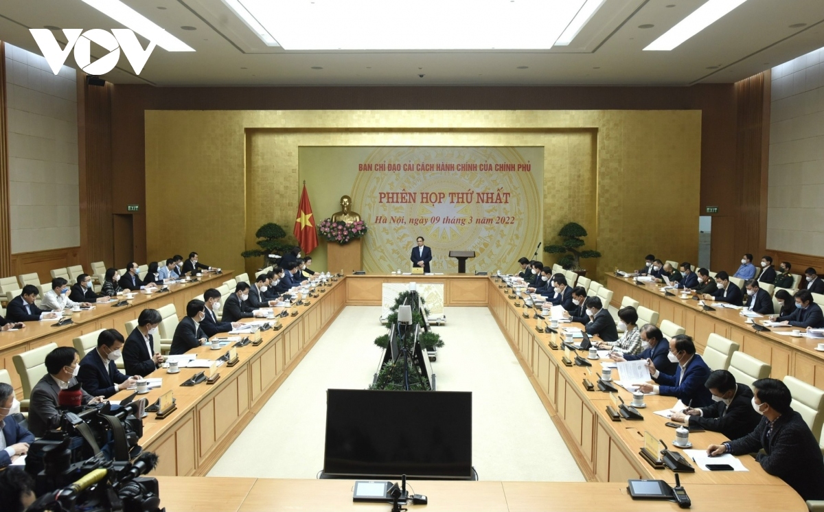 PM Chinh chairs Steering Committee for Administrative Reform’s meeting